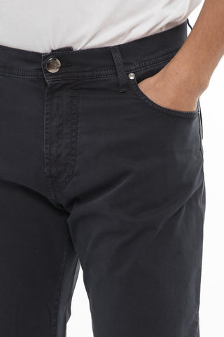 ID Stretch Cotton 5-Pockets Pants