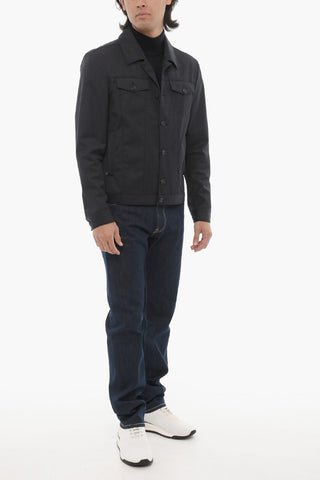 ID Denim-effect Unlined Blazer