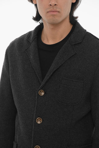 CC COLLECTION Blazer In Misto Lana Sfoderata con 3 Bottoni