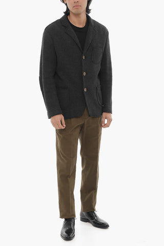 CC COLLECTION Blazer In Misto Lana Sfoderata con 3 Bottoni