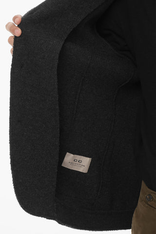 CC COLLECTION Blazer In Misto Lana Sfoderata con 3 Bottoni