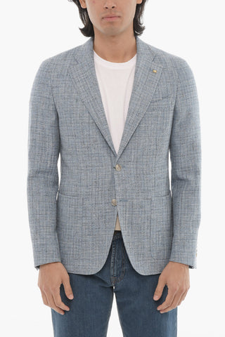 CC COLLECTION Side Vents Notch Lapel REWARD 2-Button Blazer