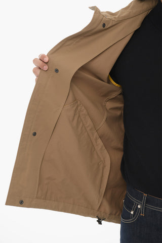 CC COLLECTION Giacca a Vento con Cappuccio a Contrasto