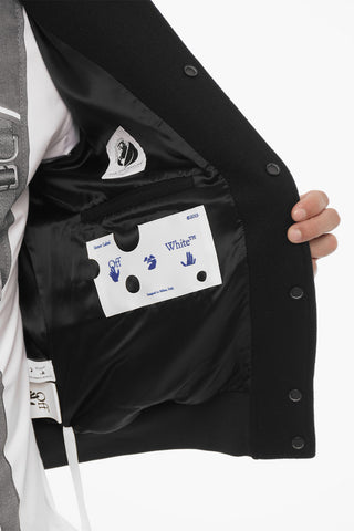 OW PATCH VARSITY BLACK ORANGE