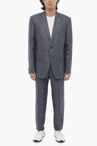 CC COLLECTION Flax Blend REWARD Slim Fit Suit