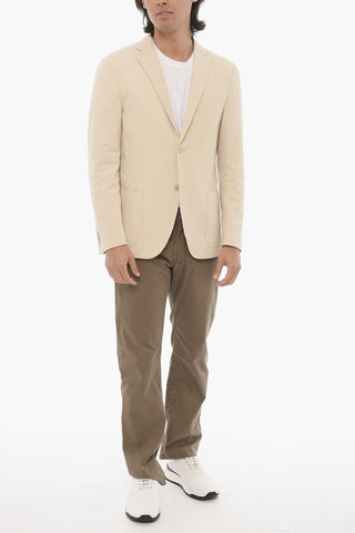 Stretch Cotton EASY LIGHT 2-Button Blazer