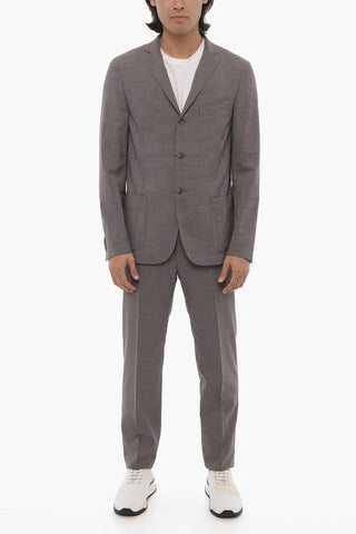 CC COLLECTION 2 Button RESET Micro Houndstooth Motif Suit