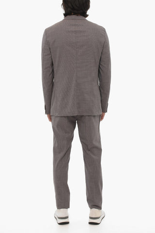CC COLLECTION 2 Button RESET Micro Houndstooth Motif Suit