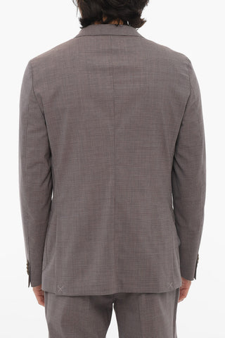 CC COLLECTION 2 Button RESET Micro Houndstooth Motif Suit
