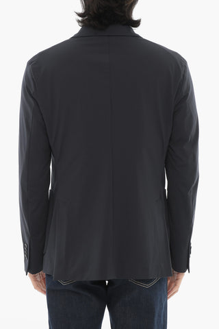 CC COLLECTION SMART JKT Nylon Stretch Blazer with Patch Pockets