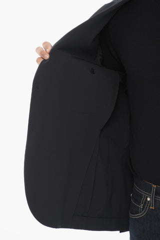 CC COLLECTION SMART JKT Nylon Stretch Blazer with Patch Pockets