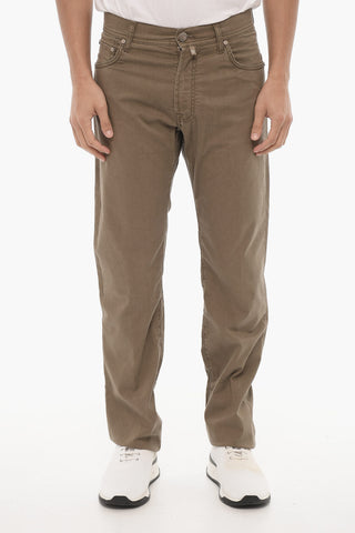ID Pantaloni 5 Tasche in Cotone Stretch