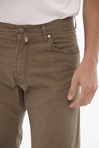 ID Pantaloni 5 Tasche in Cotone Stretch