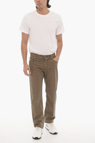 ID Pantaloni 5 Tasche in Cotone Stretch