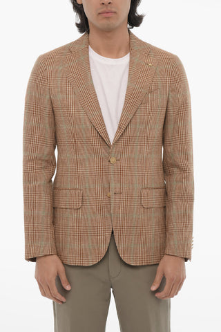 CC COLLECTION Abito RETAILORED Semifoderato con Fantasia a Quadri