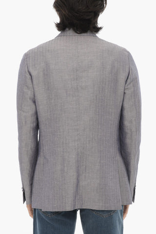ID Side Vents Unlined 2-Button Blazer