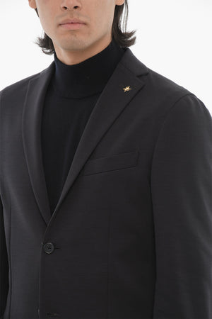 CC COLLECTION Sakko aus Wollmischung, ungefüttert, mit zwei Schlitzen