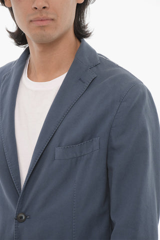 CC COLLECTION Notch Lapel Unlined 2-button Blazer