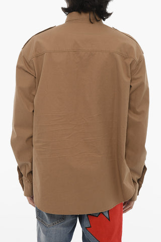 Cotton MILITARY Shirt with Utility Pockets