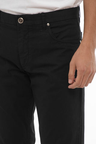ID Pantaloni 5 Tasche in Cotone Stretch con Passanti