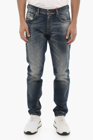 Delavé Denim Slim-Fit Jeans D-STRUKT 17cm