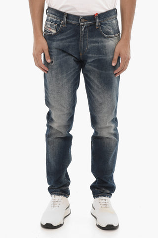 Delavé Denim Slim-Fit Jeans D-STRUKT 17cm