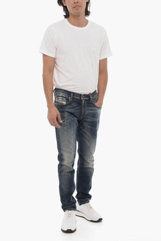 Delavé Denim Slim-Fit Jeans D-STRUKT 17cm