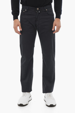 ID 5-Pocketed Stretch Cotton Pants