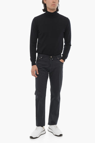 ID 5-Pocketed Stretch Cotton Pants