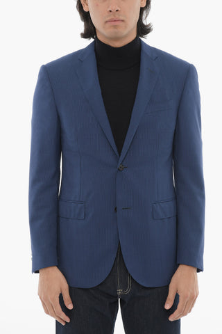 Blazer Gessato ACADEMY in Lana Vergine