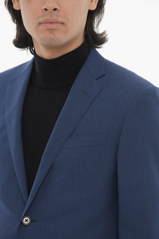 Blazer Gessato ACADEMY in Lana Vergine