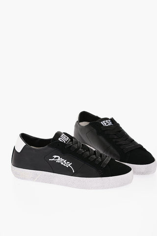 Embroidered Logo LEROJI Eco-Leather Sneakers