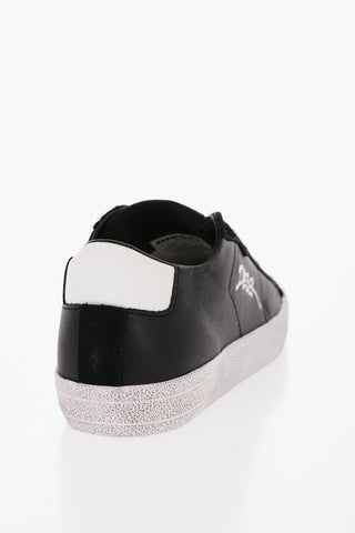 Embroidered Logo LEROJI Eco-Leather Sneakers