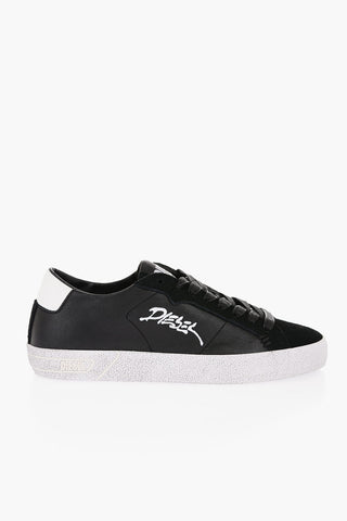 Embroidered Logo LEROJI Eco-Leather Sneakers