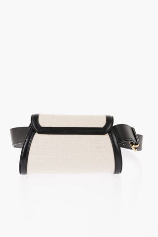 Canvas CANNOLO Crossbody Bag with Leather Shoulder Strap