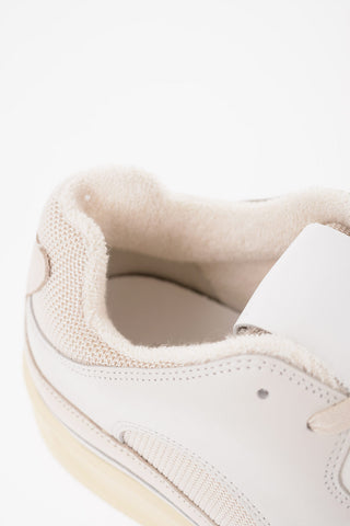 Lace-up DRAGON Leather Sneakers with Rubber Sole