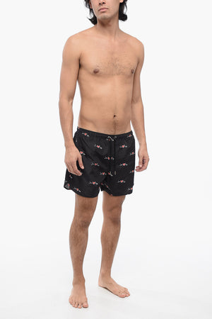 Boxer Swim Shorts ALL-OVER CUPID Printed