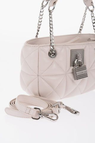 Quilted Faux Leather LAZARO Shoulder Bag