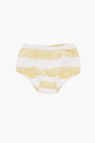 Two-Tone Striped Bloomer and Dress Set