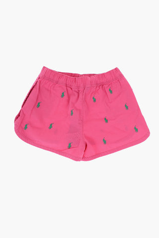 Lightweight Cotton Shorts with All-Over Embroideries