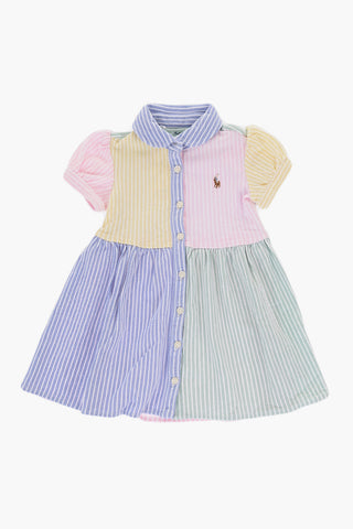 Striped Shirt Dress and Bloomer Set