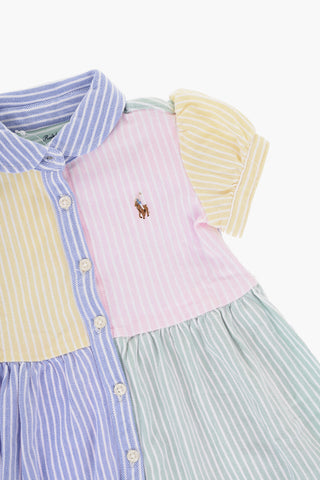 Striped Shirt Dress and Bloomer Set