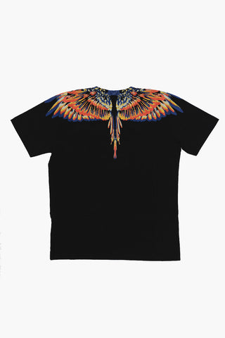 Printed TEMPERA WINGS Crewneck T-Shirt