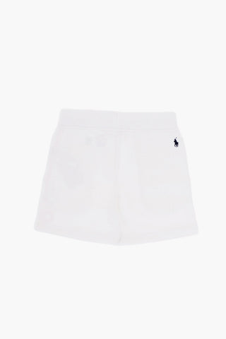 Cotton Blend Shorts with Multicolor Logo