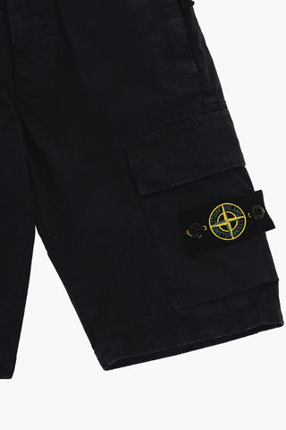 Stretch Cotton Cargo Shorts