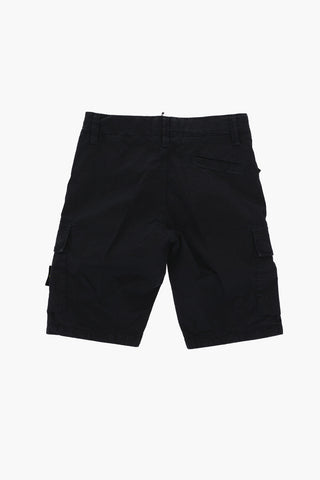 Stretch Cotton Cargo Shorts