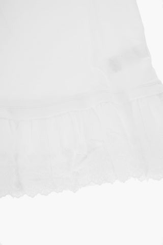 Sleeveless Polo Shirt Dress with Sangallo Hem