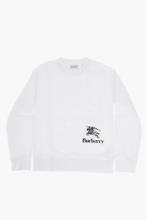 Felpa Girocollo in Cotone Grazato