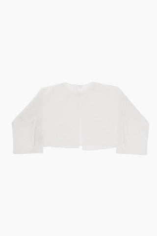 Cotton OpenCardigan with Bow