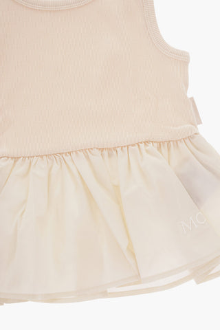 Ribbed Top With Flared Hem